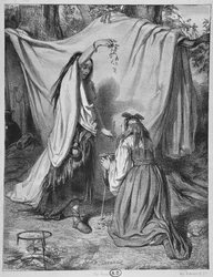 Bruja preparando un filtro de amor, c. 1840